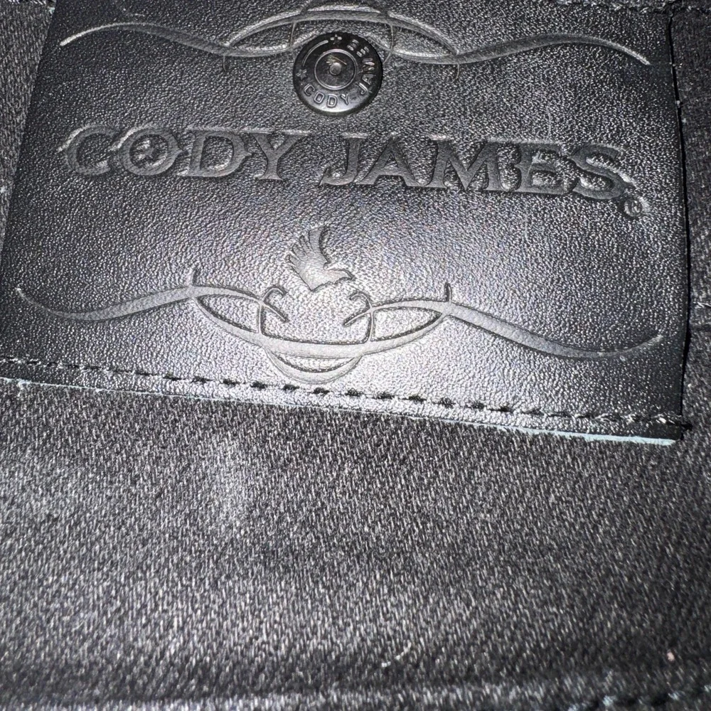 NEW Cody James Jackson Slim Stackable Straight Jeans Men's 34X34 Black‎ Western